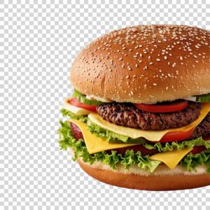 Photo Of Classic Cheese Burger PNG