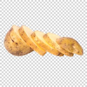 Photo Of Fresh Sliced Potatoes PNG