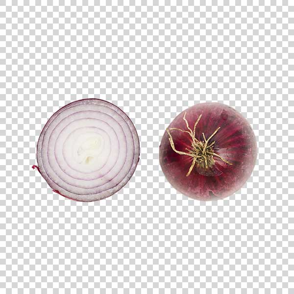 Photo Of Onion Half Slices PNG