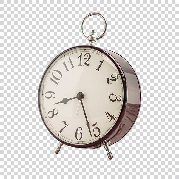 Photo Of Vintage Alarm Clock PNG