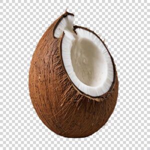 Ripe Coconut Transparent Background PNG