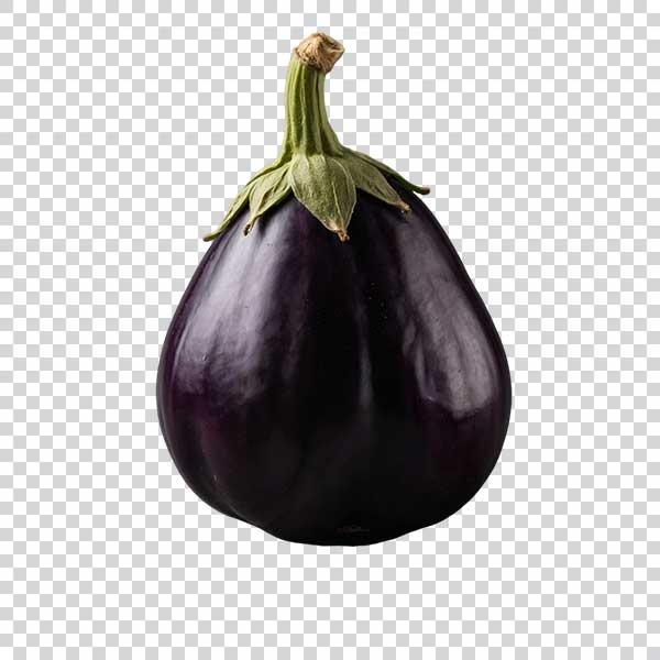 Ripe Eggplant Transparent Background PNG