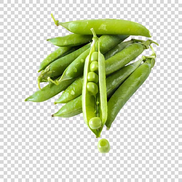 Ripe Green Peas Close Up PNG