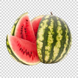 Shot Of Appetizing Watermelon Slices PNG