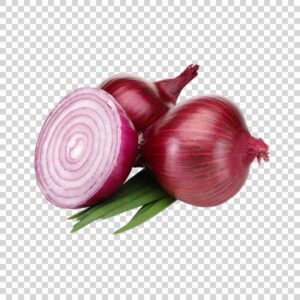 Shot Of Onions With Green Leaves PNG