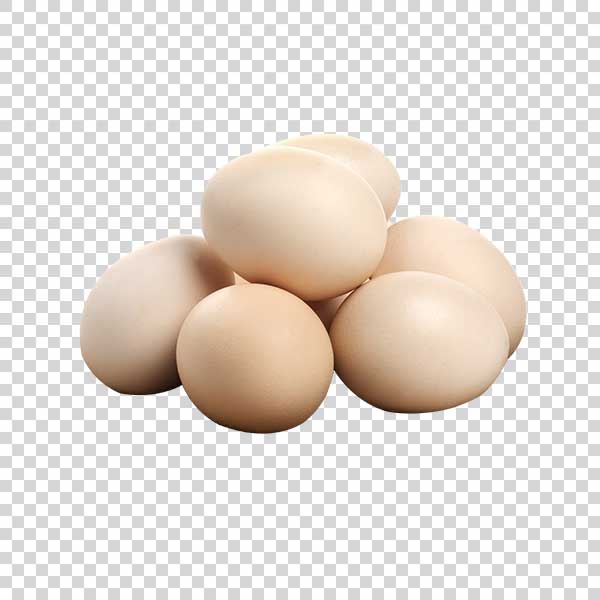 Some Fresh Organic Raw Eggs Close Up PNG