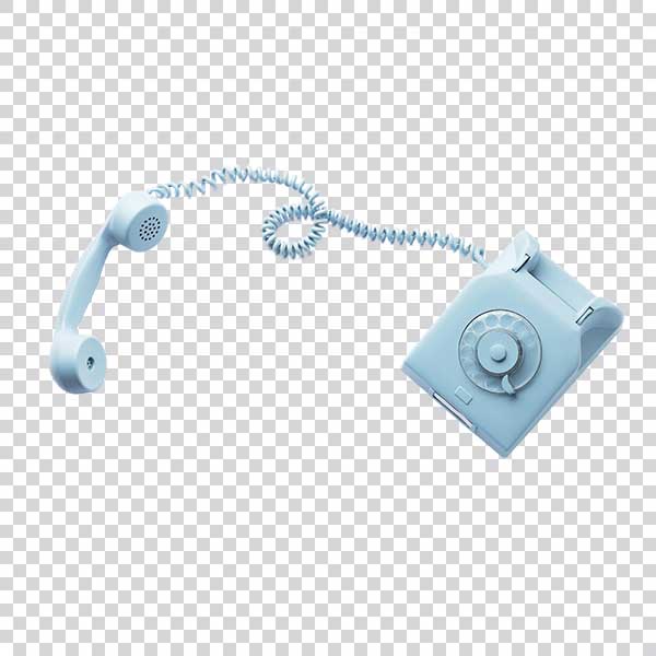 Top View Of Beautiful Blue Phone PNG