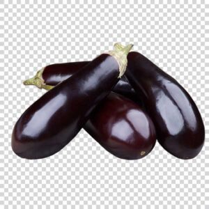 Top View Of Fresh Eggplants PNG