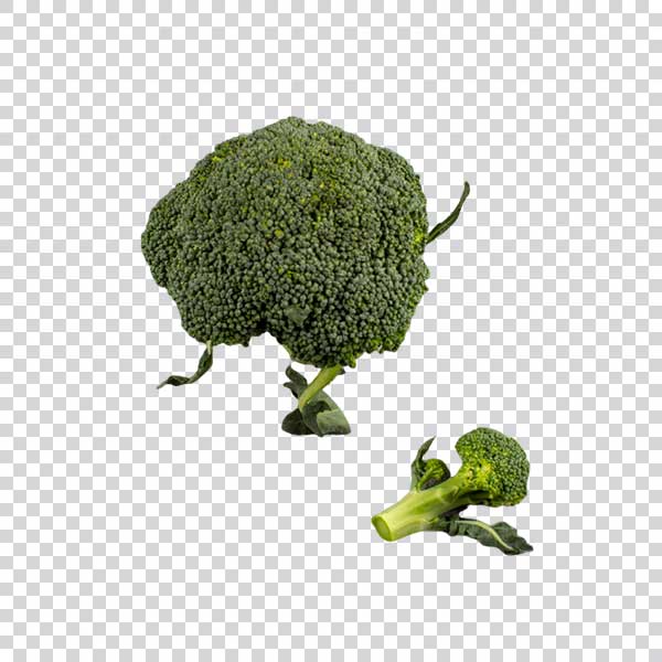 Top View Of Green Broccoli PNG