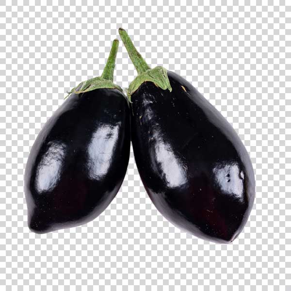 Top View Of Ripe Eggplants PNG