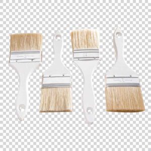 Aligned Painting Brushes PNG