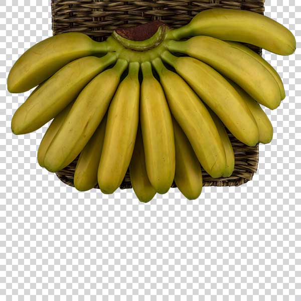 Bananas Closeup Top View PNG