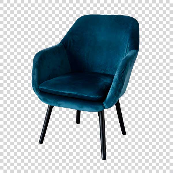 Beauty Blue Chair PNG