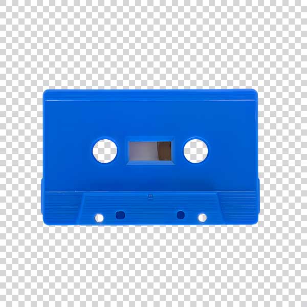 Blue Cassette Tape PNG