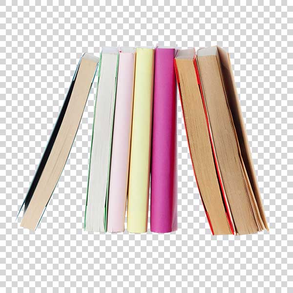 Close Up Of Books Transparent Background PNG