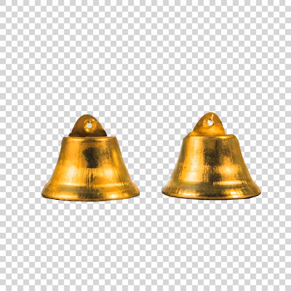 Close Up Of Decorative Christmas Bells Transparent Photo PNG