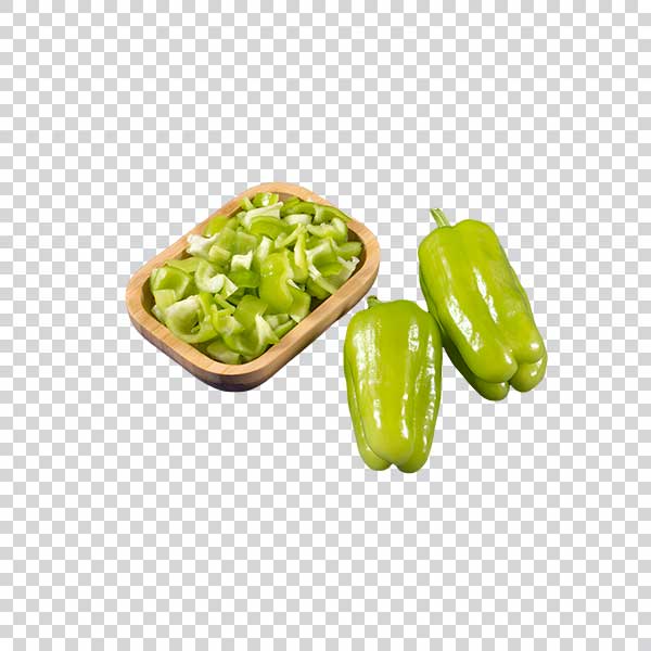 Delicious Bell Pepper Slices Portrait PNG