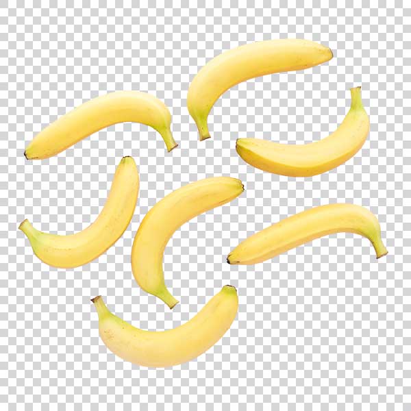 Elevated View Bananas PNG