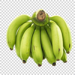 Green Bananas Closeup PNG