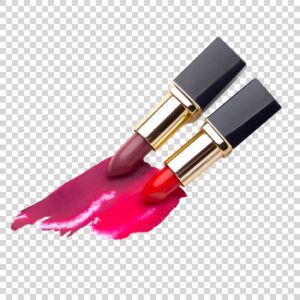 High Angle Pretty Color Lipsticks Closeup PNG