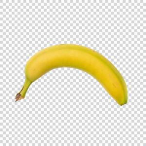 High Angle Yummy Banana PNG