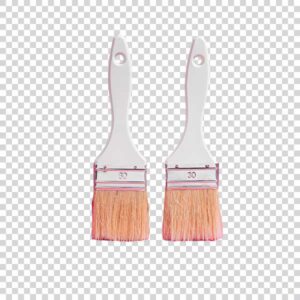 Painting Brushes Top View PNG