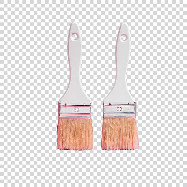 Painting Brushes Top View PNG