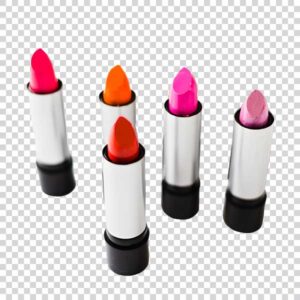 Photo Of Cosmetic lipsticks Transparent Background PNG