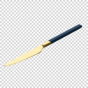 Photo Of Golden Knife Transparent Background PNG