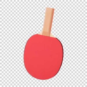 Ping Pong Racket Closeup PNG