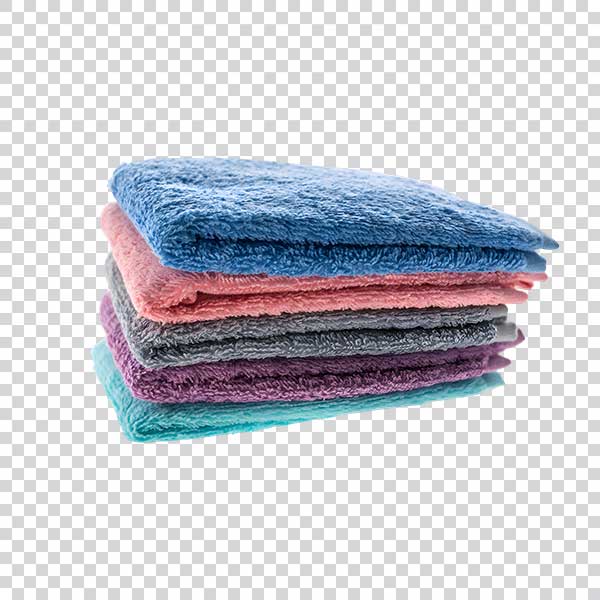 Portrait Of Beautiful Clean Towels PNG