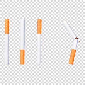 Portrait Of Cigarettes Transparent Background PNG