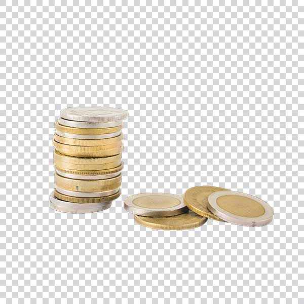 Portrait Of Coins PNG