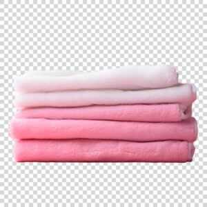 Portrait Of Pink Folded Towels PNG