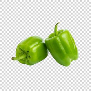 Portrait Of Two Natural Bell peppers PNG