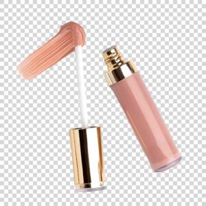 Pretty Color Lipstick With Brush Transparent Background PNG