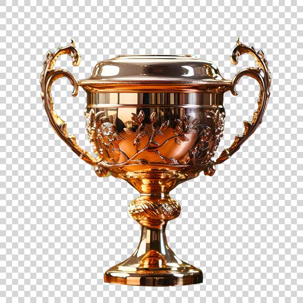 Shiny Golden Trophy PNG