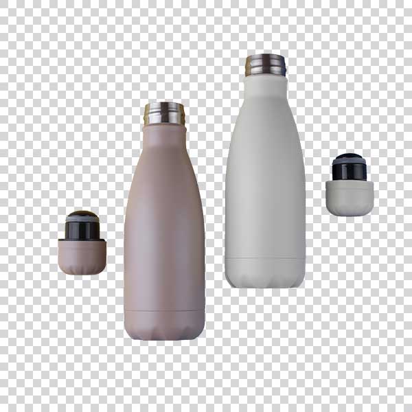 Shot Of Aluminum Bottles Transparent Background PNG