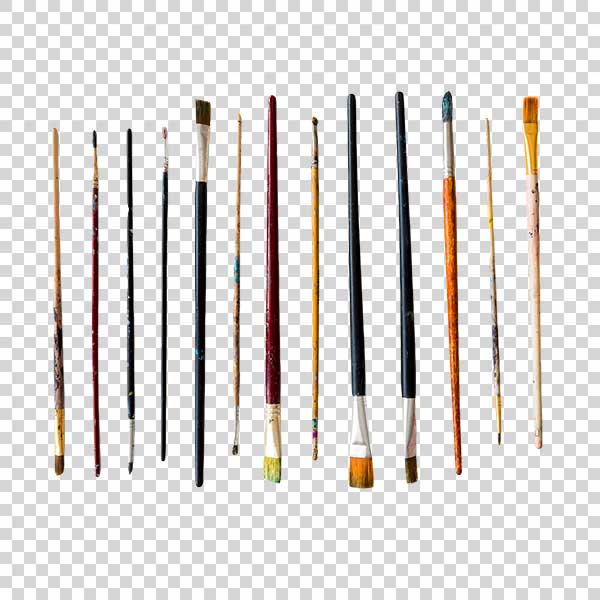 Shot Of Paint Brushes PNG