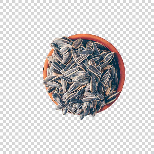 Tasty Sunflower Seeds Top View PNG