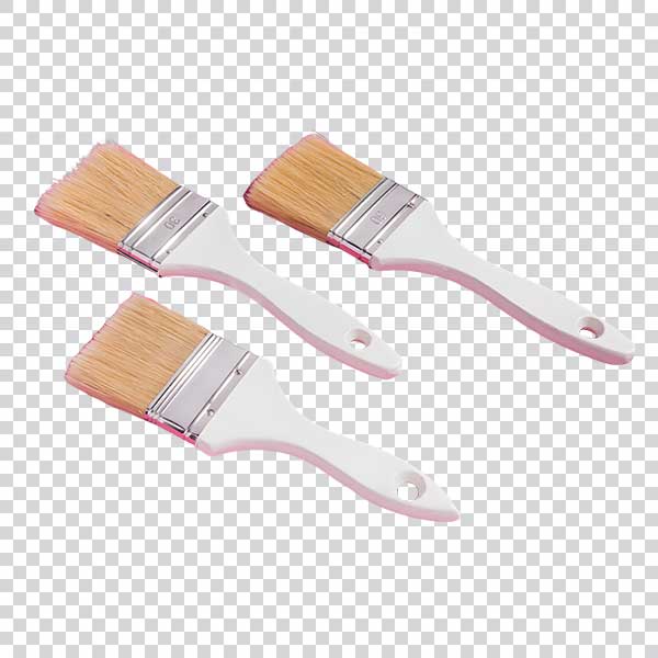 Three White Brushes PNG