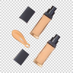 Top View Of Make Up Foundation Products Transparent PNG