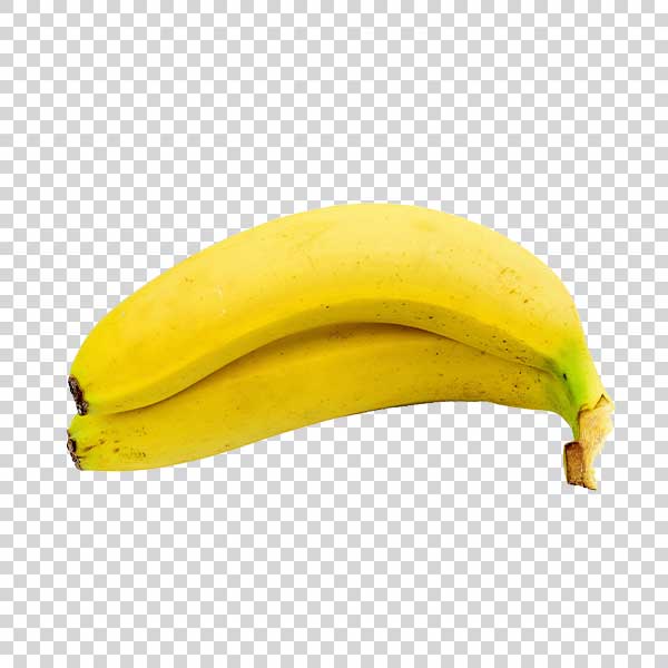 Two Bananas Closeup PNG