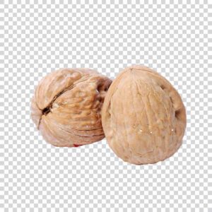 Two Fresh Walnuts Transparent Background PNG