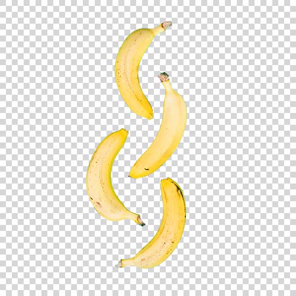 Yellow Bananas Closeup PNG