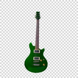 Green Guitar PNG